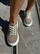 Кеды женские замшевые бежевые с перфорацией 5610-1 фото 2