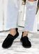 М'які чорні жіночі мокасини туфлі замшеві 7654-28 фото 2